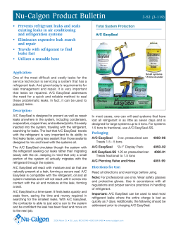 Nu-Calgon Product Bulletin