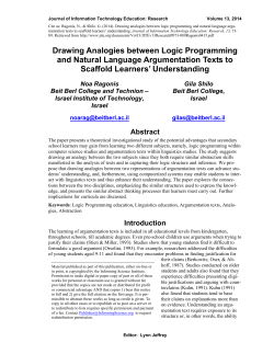 JITEv13ResearchP073 - Journal of Information Technology Education