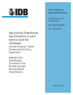 Agricultural Greenhouse Gas Emissions in Latin