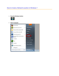 How to Create a Network Location in Windows 7