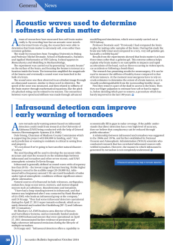Acoustic waves used to determine softness of brain matter