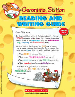 Reading and Writing Guide