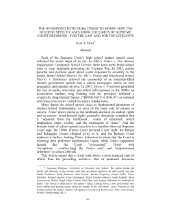 the overhyped path from tinker to morse: how the student speech