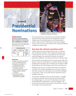 Presidential Nominations
