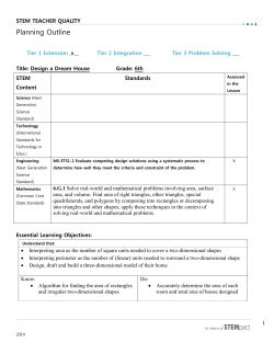 Planning Outline