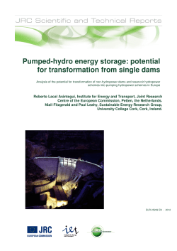 Pumped-hydro energy storage: potential for transformation