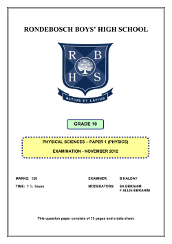 Gr 10 Nov P1 2012 RBHS File