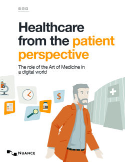 Healthcare from the Patient Perspective