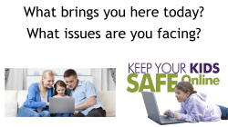 Compton E Safety for Parents &ndash; Harrap Presentation