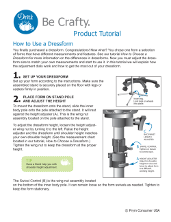 How to Use a Dressform
