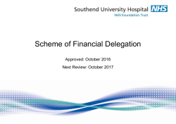 HA Reservation of Powers to the Authority and Delegation Powers