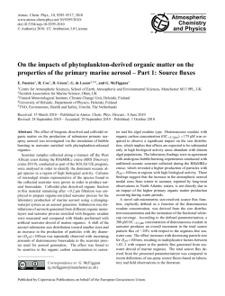 On the impacts of phytoplankton-derived organic matter on the