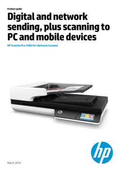 Digital and network sending, plus scanning to PC and mobile devices