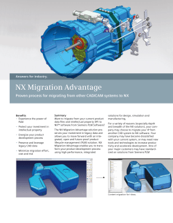NX Migration Advantage