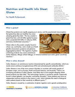 Gluten - UC Davis Department of Nutrition