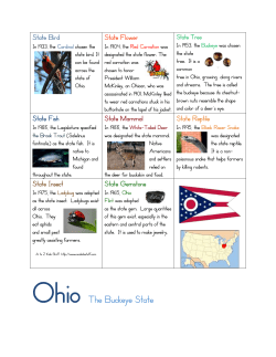 Ohio The Buckeye State