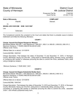 Seung Joo Choi Kim Criminal Complaint