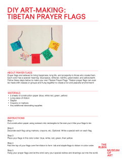 diy art-making: tibetan prayer flags