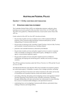 Portfolio budget statements