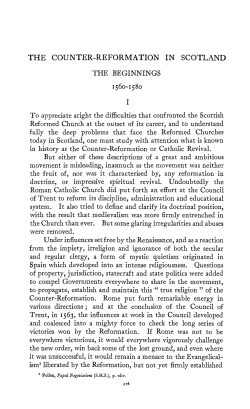 the counter-reformation in scotland