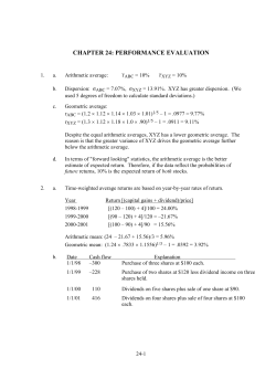 CHAPTER 24: PERFORMANCE EVALUATION