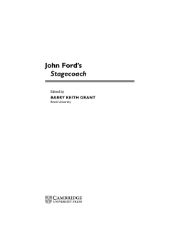 John Ford`s Stagecoach