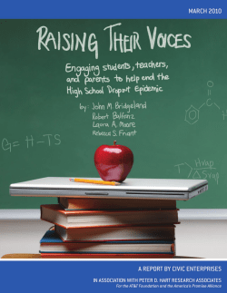 Raising Their Voices: Engaging Students, Teachers, and Parents to