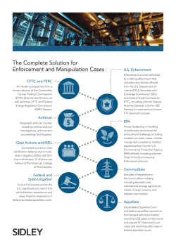 The Complete Solution for Enforcement and Manipulation Cases