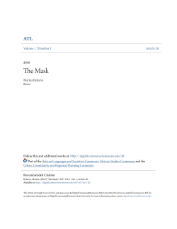 The Mask - Digital Commons @ Kennesaw State