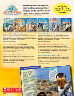 Ages 8-11+ - Crabtree Publishing