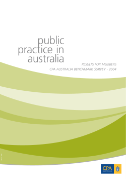 Public Practice in Australia