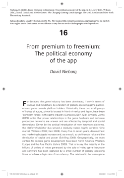 The political economy of the app