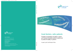 Good doctors, safer patients