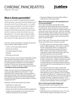 chronic pancreatitis