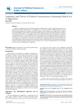 Legitimacy and Theory of Political Consciousness - diss.fu