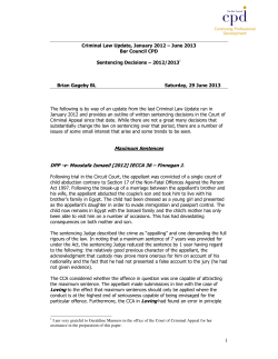 1 Maximum Sentences DPP -v- Moustafa Ismaeil
