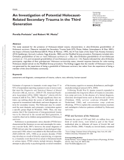 An Investigation of Potential Holocaust