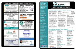 March, 2016 – Featured Business