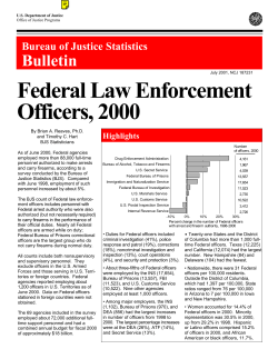 Federal Law Enforcement Officers, 2000