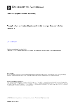 Introduction - UvA-DARE - University of Amsterdam