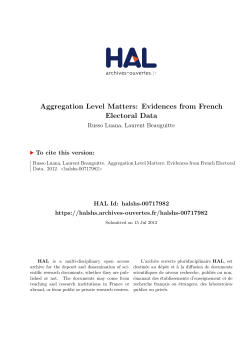 Aggregation Level Matters: Evidences from French - Hal-SHS