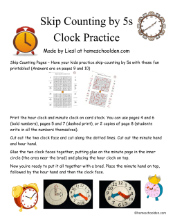 Free Skip Counting by 5s Worksheets and Mazes