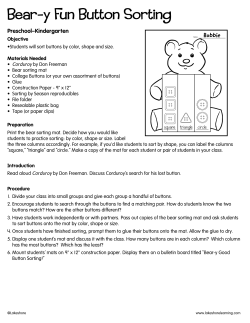 Bear-y Fun Button Sorting