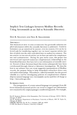Implicit Text Linkages between Medline Records