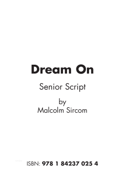 Dream On - Musicline Publications