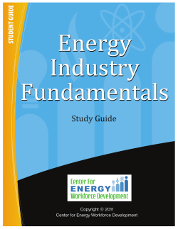 EIF Study Guide - Student - Center for Energy Workforce