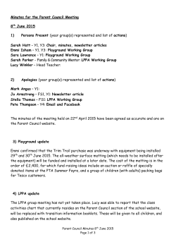 8th June - Meriden C of E Primary School