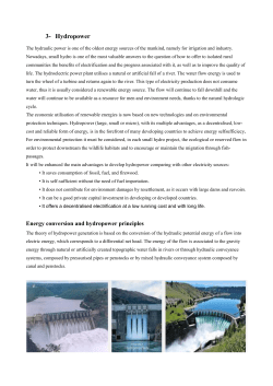 3- Hydropower