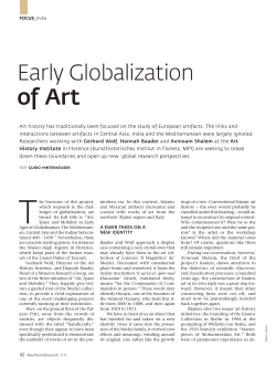 Early Globalization of Art - Max-Planck