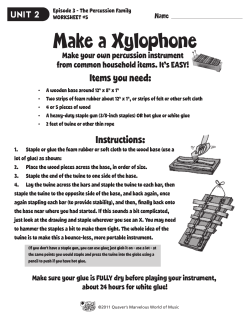 Make a Xylophone